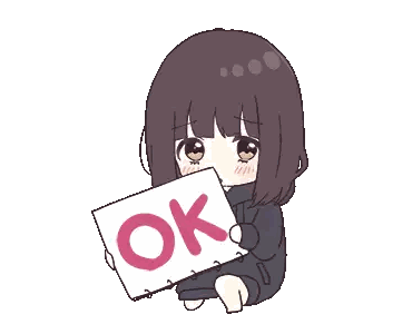 Cartoon Girl Holding Pencil And Tablet Sticker