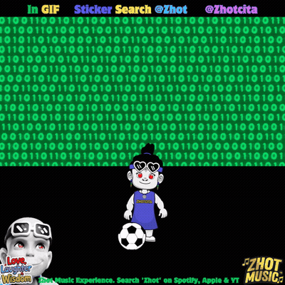 Cartoon Girl Holding Soccer Ball GIF