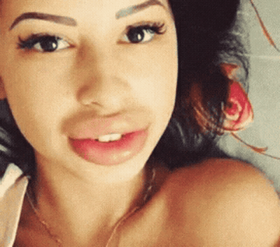 Cartoon Girl I Love When U Talk GIF