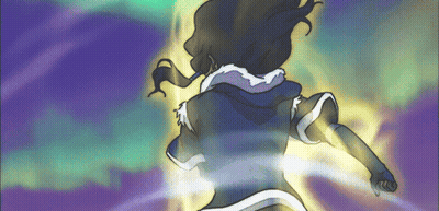 Cartoon Girl In Blue Coat Running GIF