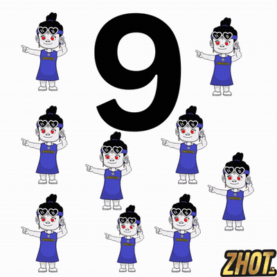 Cartoon Girl In Football Shirt GIF