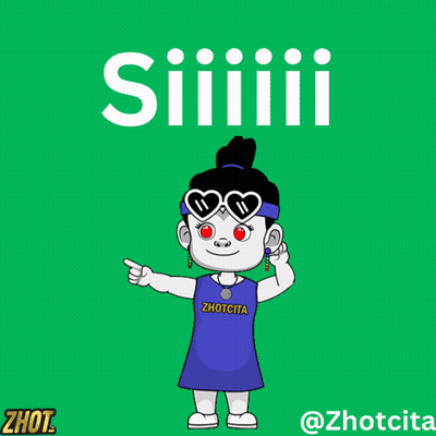 Cartoon Girl In Sunglasses And Zhotcita Shirt GIF