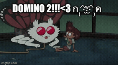Cartoon Girl Laying Beside White Cat With Red Eyes GIF