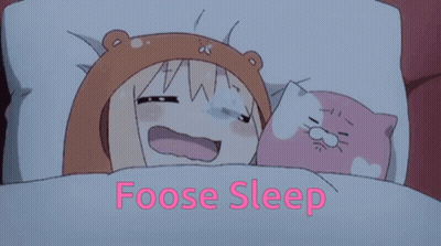 Cartoon Girl Laying In Bed Loose Sleep GIF