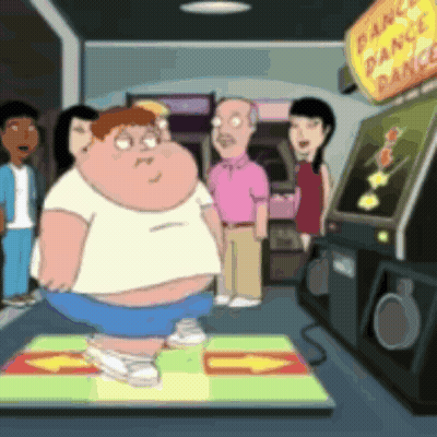 Cartoon Girl Looking At Taco Tuesday Poster GIF