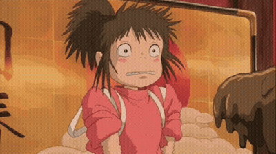Cartoon Girl Making Funny Face GIF