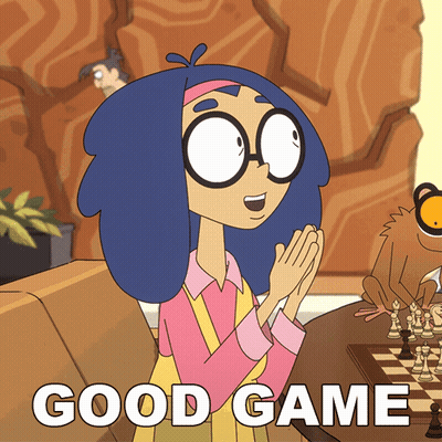 Cartoon Girl Praying Good Game GIF