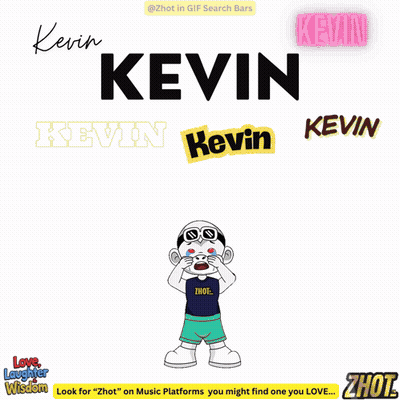 Cartoon Girl Riding Bike With Kevin In Background GIF