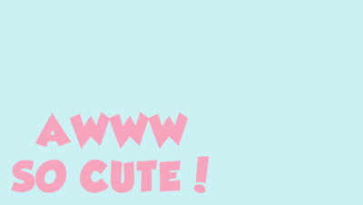 Cartoon Girl Saying Awww So Cute GIF