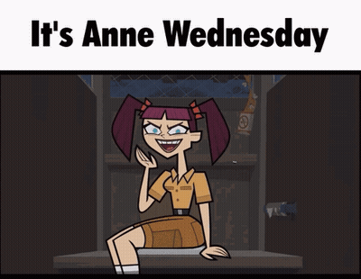 Cartoon Girl Saying It's Anne Wednesday GIF