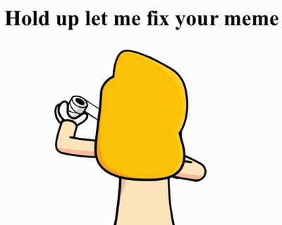 Cartoon Girl Saying Nuh Uh Uh GIF
