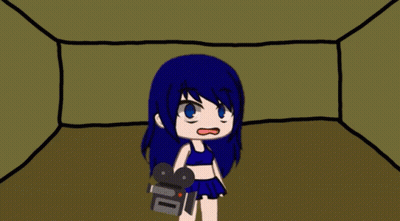 Cartoon Girl Saying Oh My GIF