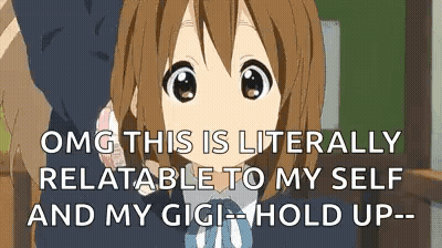 Cartoon Girl Saying OMG This Is Literally Relatable To My Self And My Gigi Hold Up GIF