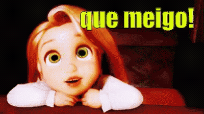 Cartoon Girl Saying Que Meigo GIF