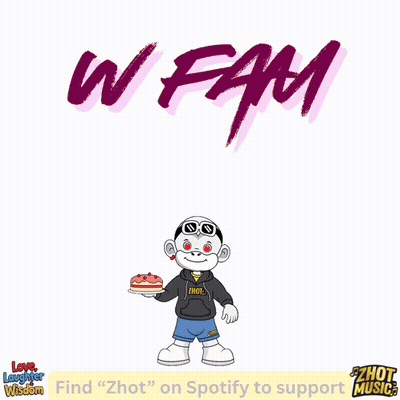 Cartoon Girl Sitting At Desk Saying W Fam GIF