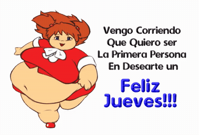 Cartoon Girl Vengo Corriendo Que Quiero Ser La Primera Persona En Desearte Un GIF