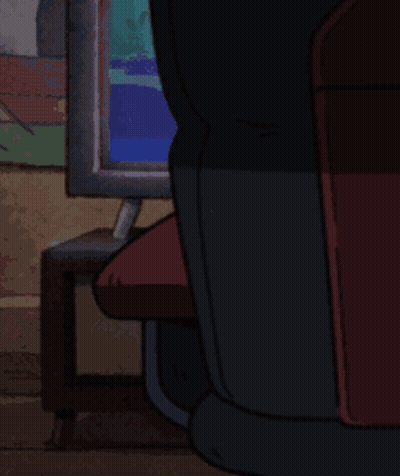 Cartoon Girl Wearing Headphones Playing Video Game GIF