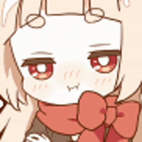 Cartoon Girl Wearing Scarf And Glasses GIF