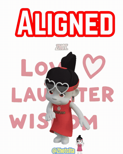 Cartoon Girl With Aligned Headband GIF