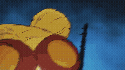 Cartoon Girl With Blonde Hair And Glasses Making A Face GIF