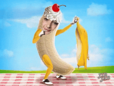 Cartoon Girl With Blonde Hair And Yellow Dress In Dark Room GIF