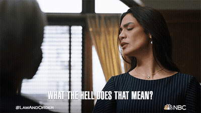 Cartoon Girl With Bow Saying You Know What I Mean GIF