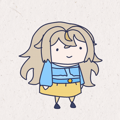 Cartoon Girl With Braces Giving Thumbs Up