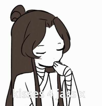 Cartoon Girl With Eyes Closed Wait A Second GIF