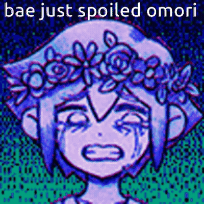 Cartoon Girl With Flower Crown GIF