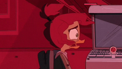 Cartoon Girl With Glasses Saying Good Night GIF
