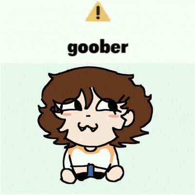 Cartoon Girl With Goober GIF