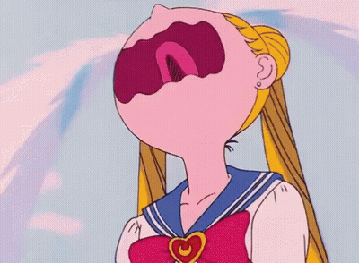 Cartoon Girl With Heart Shaped Necklace GIF