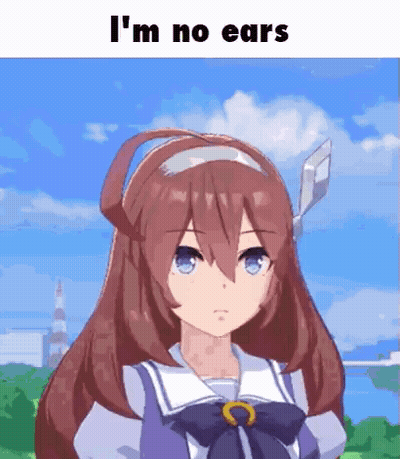 Cartoon Girl With Long Brown Hair And Blue Eyes GIF