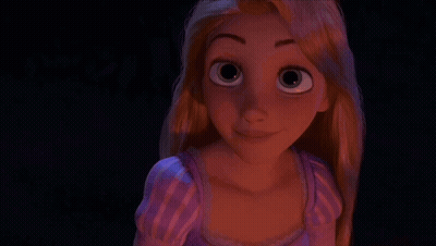 Cartoon Girl With Long Hair GIF