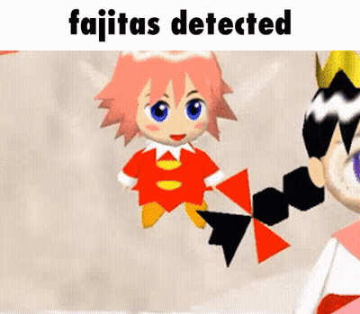 Cartoon Girl With Pigtail Fajitas Detected GIF
