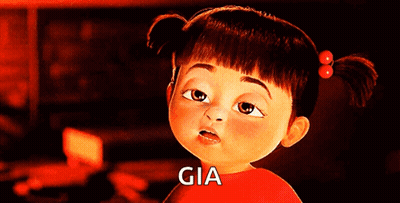 Cartoon Girl With Pigtails And Gia On Shirt GIF