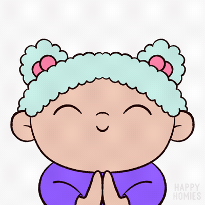 Cartoon Girl With Please Sign GIF