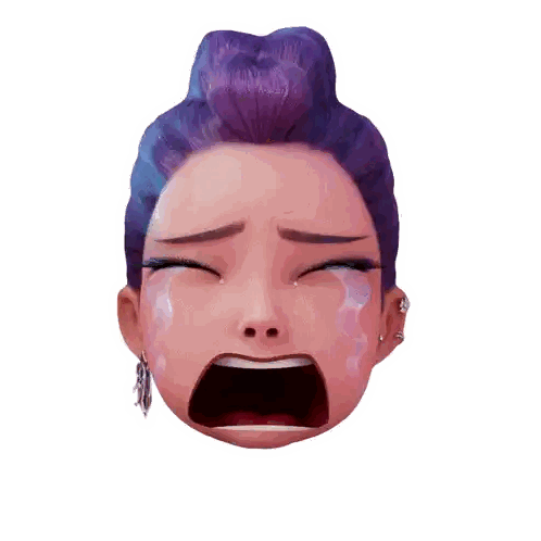 Cartoon Seal Crying Tears Sticker (480×480) - Sad | GIFDB.com