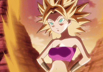 Cartoon Girl With Purple Top And Yellow Hair GIF