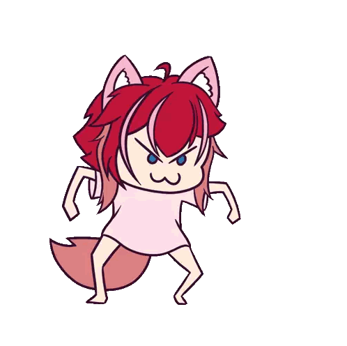 Cartoon Girl With Red Hair Sticker