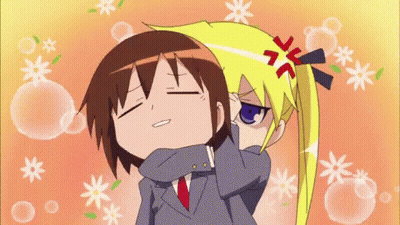 Cartoon Girl With Red K On Forehead GIF