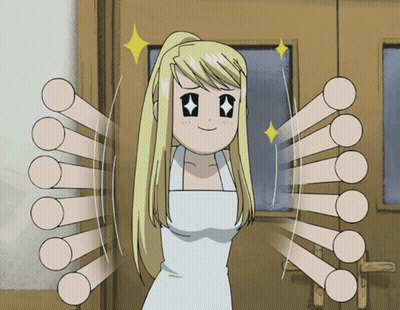 Cartoon Girl With Star Eyes GIF