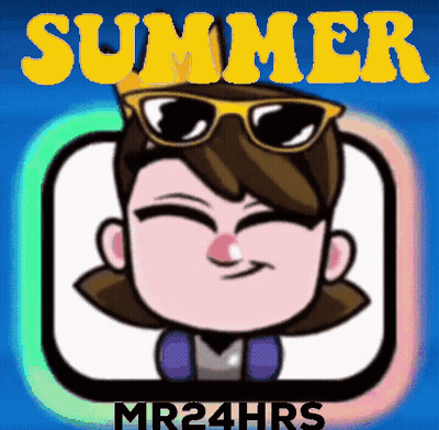 Cartoon Girl With Sunglasses And Crown Summer Mr24hrs GIF