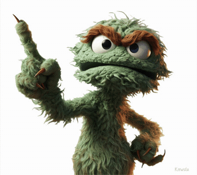 Cartoon Giving Middle Finger Kowda GIF