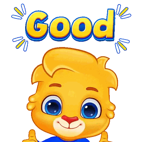 Cartoon Giving Thumbs Up Good Sticker