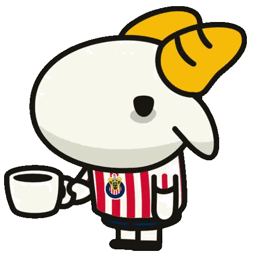 Cartoon Goat Wearing Chivas Shirt Sticker