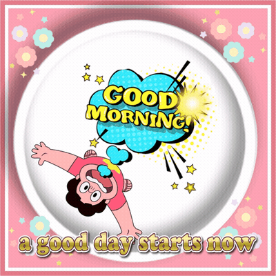 Cartoon Good Morning Good Day Starts Now GIF