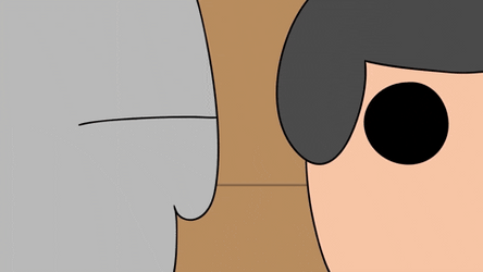 Cartoon Guy Whisper GIF