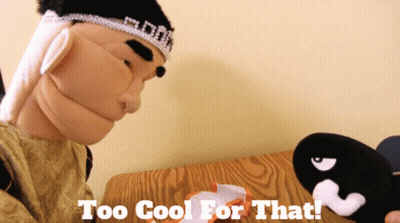 Cartoon Hamster Sunglasses Hat Too Cool to Spook
