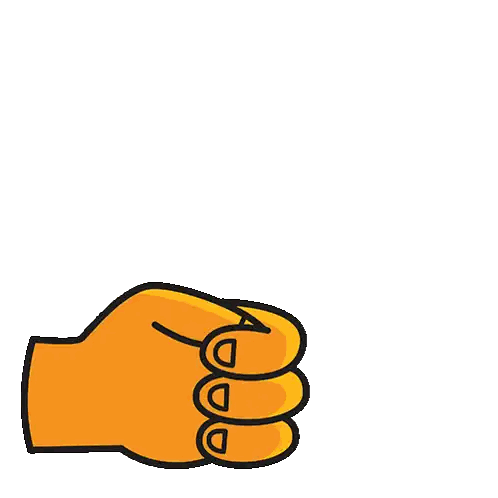 Cartoon Hand Giving Thumbs Up Sticker